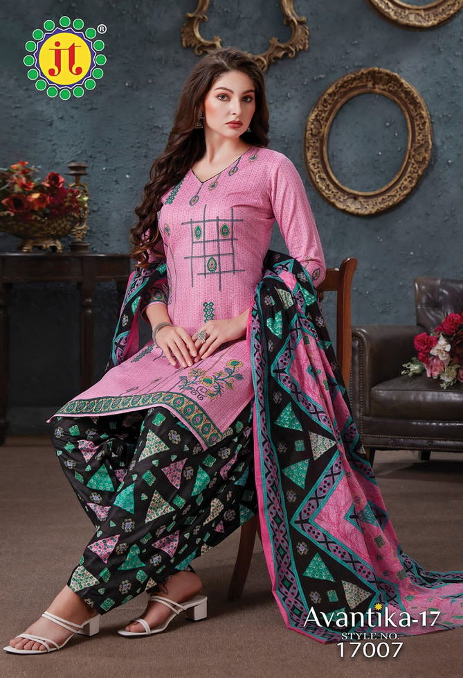 Jt Avantika 17 Casual Daily Wear Printed Cotton Dress Material Collection